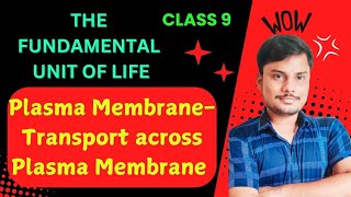 Plasma Membrane । Transport across Plasma membrane । Cell । Fluid Mossaic Model [upl. by Resneps]