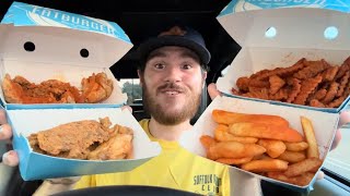 Fatburger HandBreaded Chicken Tenders and Nashville Hot Review [upl. by Gundry]