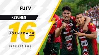 Goles Jornada 16  Clausura 2024 [upl. by Vassar]