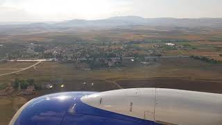 Ankara  Landing at Ankara Esenboğa Airport with Anadolu Jet [upl. by Hosea]