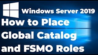 How to place FSMO and Global Catalog roles in Single Domain Active Directory [upl. by Areic]