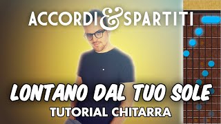 LONTANO DAL TUO SOLE Tutorial Chitarra  Neffa [upl. by Clay]