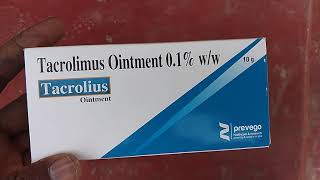 Tacrolimus ointment 01ww review of  tacroliusointment vitiligocream for white skin [upl. by Nnaillij267]