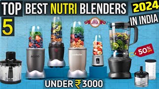 Best Nutri Blender in India 2024 I Best Blender in India 2024 I Best Bullet Mixer Grinder 2024 [upl. by Esbenshade]