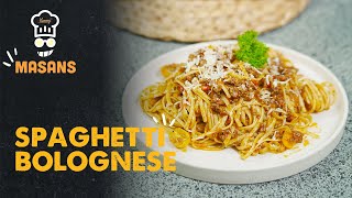 MASANS  SPAGHETTI BOLOGNESE [upl. by Gizela]