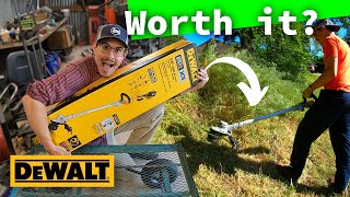 Is a 20v DeWalt String Trimmer WORTH IT  Garage Story [upl. by Otcefrep]