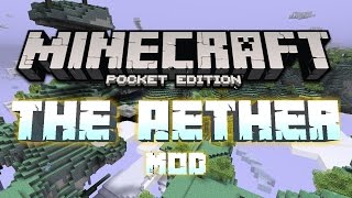 AETHER MOD for Minecraft Pocket Edition [upl. by Adeirf809]