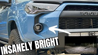 These New 4Runner Fog Lights Are BRIGHT  Morimoto 4Bangers [upl. by Ploss573]