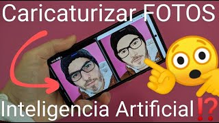 🧙‍♂️👈🧑 CONVIERTE tus FOTOS en CARICATURAS con TOONAPP TUTORIAL en ESPAÑOL FÁCIL y RÁPIDO [upl. by Ahsaet923]