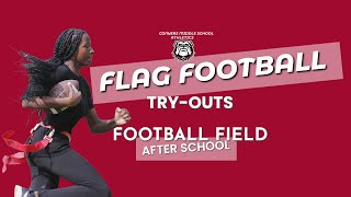 CONYERS MIDDLE SCHOOL ATHLETICS  SOFTBALL AND FLAGFOOTBALL TRYOUTS [upl. by Albemarle]