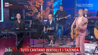 Alberto Bertoli con i Tazenda cantano quotSpunta la luna dal montequot  BellaMa 15112024 [upl. by Zizaludba674]