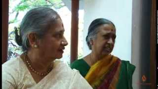 Savithri amp Ambika akka on Kalakshetra Foundation [upl. by Elbam]