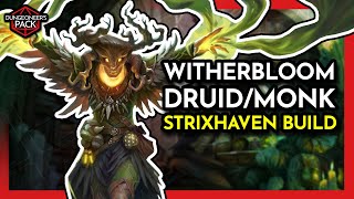 Witherbloom MonkCircle of Spores Druid Multiclass Build│Strixhaven Curriculum of Chaos│DampD 5E [upl. by Tuhn]