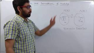 Homomorphism and Isomorphism of modules [upl. by Sseb]