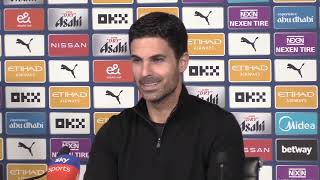 Mikel Arteta postmatch press conference Manchester City 22 Arsenal Poor officiating😠 [upl. by Naesad]