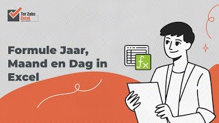 Instructievideo Formule JAAR MAAND en DAG in Excel  Ter Zake Excel [upl. by Oigile85]