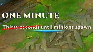 1 MINUTE UNTIL MINIONS SPAWN  Announcer Bug [upl. by Deena]