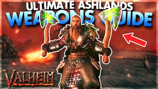 Ultimate WEAPONS GUIDE in Valheim Ashlands Valheim Tips amp Tricks [upl. by Immij]