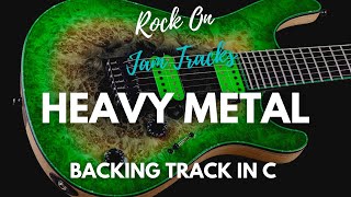 C Minor Modern Heavy Metal Guitar Backing Track [upl. by Susy]