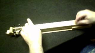 DIY Octave Mountain Dulcimer with flip cover possum board [upl. by Opiak]