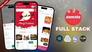 🍔 Zomato Full Stack  React Native  Redux Toolkit  Node JS  Unistyles Multicart Best Project [upl. by Anos]