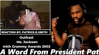 Outkast Ms Jackson  Grammy Awards 2002  REACTION VIDEO [upl. by Orhtej]