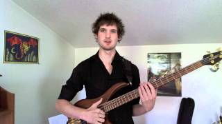 Slap Bass Lesson  Thumb Hammer and Thumb Pluck [upl. by Ricard741]