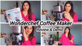 Wonderchef Coffee Maker  Regalia Pronto  Review amp Demo [upl. by Aneek604]