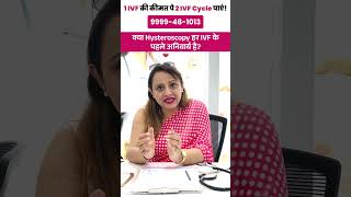 Kya hysteroscopy har ivf ke liye anivarya hai  Learn from our Fertility amp IVF Expert babyjoyivf [upl. by Lecirg]