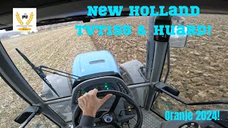 Cab View  New Holland TVT 155 amp Huard 575 Oranje 2024 [upl. by Feingold533]