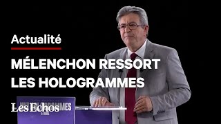 Avec ses hologrammes Mélenchon se démultiplie dans plusieurs villes [upl. by Mannie739]