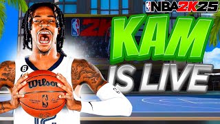 🔴KAM IS LIVE PLAYING NBA 2K25🔴 BACK CONSISTENT BANNED FOR 30 DAYS💔 OTW TO 3K SUBS [upl. by Barby655]