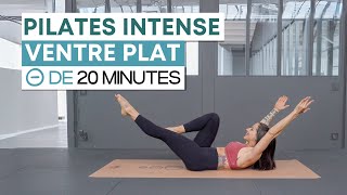 Séance PILATES INTENSE en moins de 20 MIN  ABDOS PROFONDS amp VENTRE PLAT 🔥 [upl. by Mastrianni]