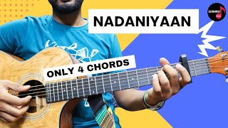 Nadaniyaan Song Guitar Lesson Easy  Only 4 Basic Chords  Akshath  Trending  Subhro Paul [upl. by Namar100]