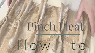 Pinch Pleat Interlined Curtains  How To  The Curtain Boutique [upl. by Chong]