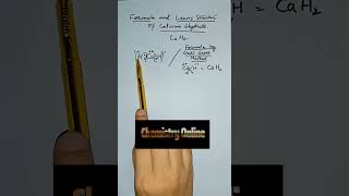 shortsvideo Chemistry Online by Prof IQ Formula amp Lewis Structure of Calcium Hydride education [upl. by Nrehtak606]