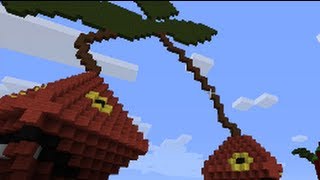 PvZ Cherry bomb explodonation  Minecraft Style [upl. by Leigha808]