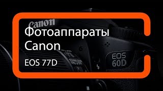 Видеообзор фотоаппарата Canon EOS 77D [upl. by Amaleta]