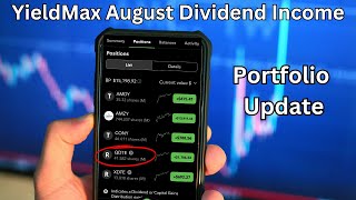 Portfolio Review  August YieldMax Dividend Income  Buying Qdte  Weekly Pay [upl. by Ylam686]