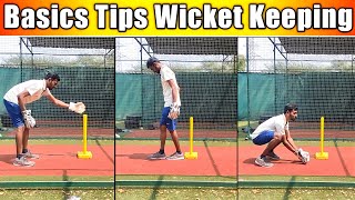 Wicket Keeping tips  Basic tips for wicket Keeping  dhoni wicket Keeping cricket cricandfit [upl. by Ardnahc]