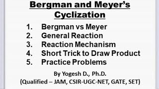 Bergman and Meyers Radical Cyclization with mechanism and practice problems [upl. by Ilzel]