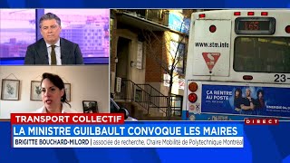 Geneviève Guilbault va créer Mobilité Infra Québec pour livrer les projets de transport collectif [upl. by Ecirtal]