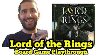 Lord of the Rings Board Game Playthrough solo [upl. by Doi]