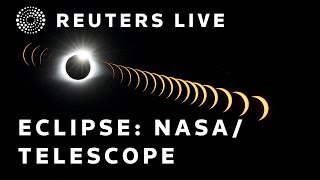 LIVE Total solar eclipse as seen through NASA telescope [upl. by Bailey]