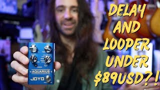 How is a Pedal Like This So Cheap  JOYO Aquarius DELAY amp LOOPER [upl. by Pamella]