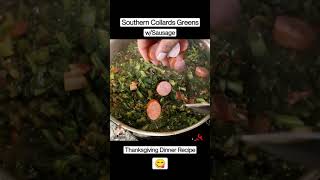 BEST Collard Greens Recipe Southern Shorts [upl. by Aiel]