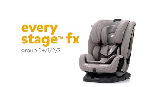 Joie every stage™ fx  Group 0123 Car Seat  Grows from Birth to 12yrs [upl. by Rases]