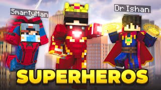 We Became SUPER HEROS in Minecraft [upl. by Eurd]