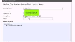 How to backup your hosting space in WebsitePanel [upl. by Julissa]