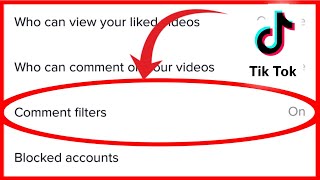 Tik Tok Par Comment Filters Kaise Kare  How To Filter Comments On Tik Tok [upl. by Libby]